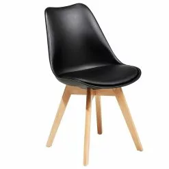 Beliani Eetkamerstoel Set Van 2 Kunststof Zwart DAKOTA II -Exporteren Stoelen Winkel undef src sa picid 802009 type whitesh image scaled