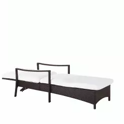 Beliani Ligstoel Rotan Donkerbruin VASTO -Exporteren Stoelen Winkel undef src sa picid 802156 type whitesh image