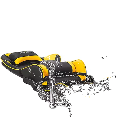 Beliani Bureaustoel Zwart/geel VICTORY 5 Beliani Bureaustoel Zwart/geel VICTORY - Afbeelding 3