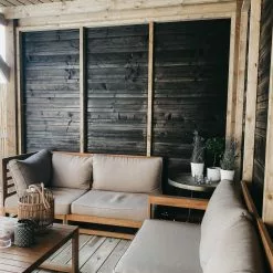 Beliani Loungeset 5-zits Acaciahout Bruin TIMOR -Exporteren Stoelen Winkel undef src sa picid 802742 type whitesh image 1 scaled