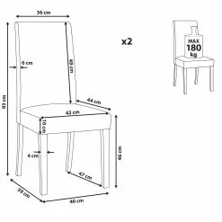 Beliani Eetkamerstoel Set Van 2 Kunstleer Goudbruin BROADWAY -Exporteren Stoelen Winkel undef src sa picid 802910 type whitesh image scaled