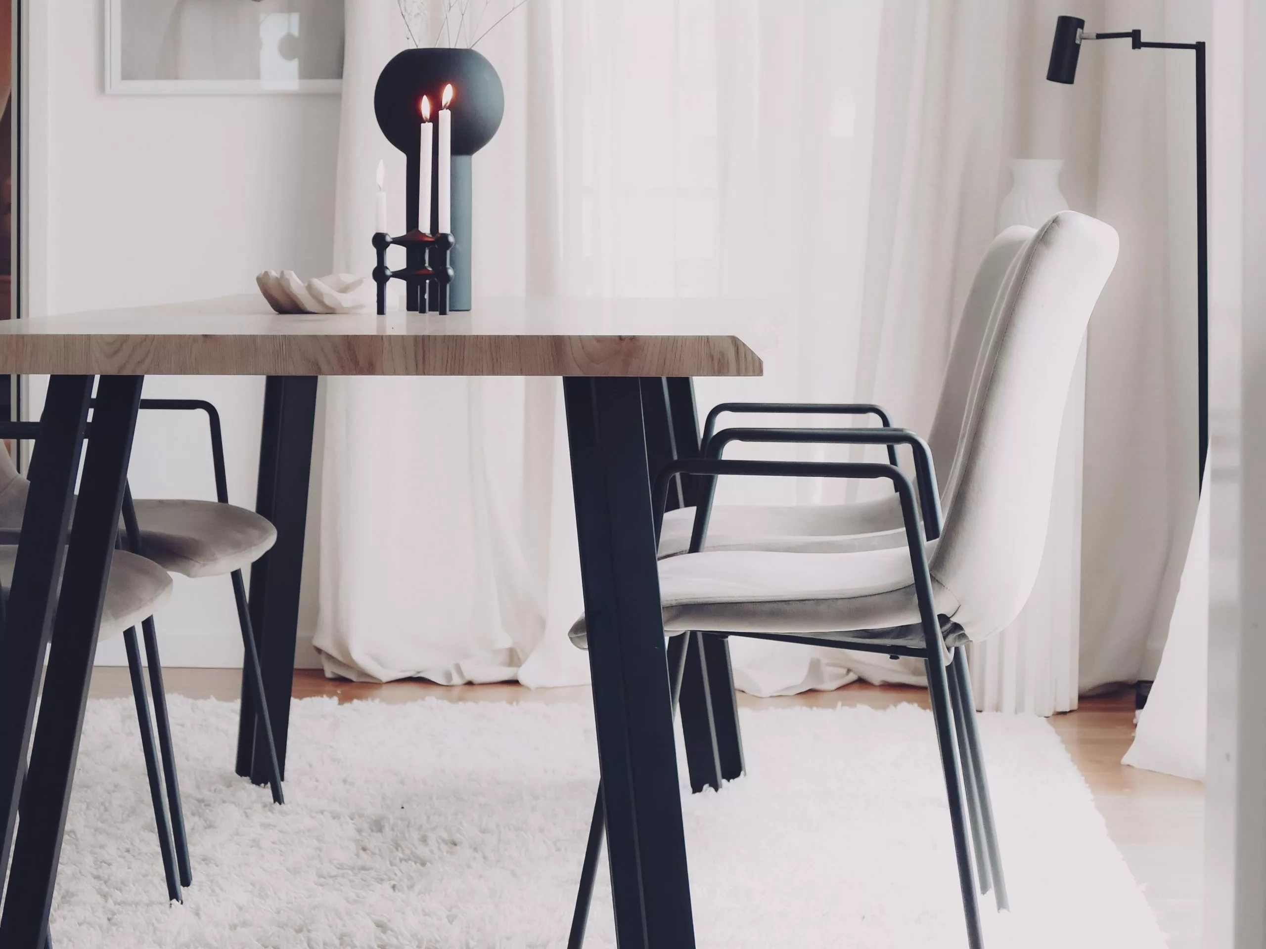 Beliani Eettafel Licht Hout 180 X 90 Cm GRAHAM - Afbeelding 3