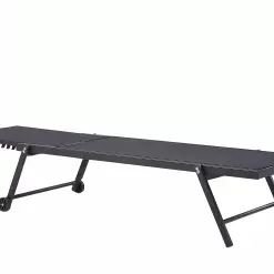 Beliani Ligstoel Aluminium Zwart PORTOFINO -Exporteren Stoelen Winkel undef src sa picid 803886 type whitesh image scaled