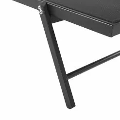 Beliani Ligstoel Aluminium Zwart PORTOFINO -Exporteren Stoelen Winkel undef src sa picid 803891 type whitesh image scaled