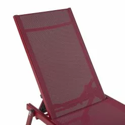 Beliani Ligstoel Aluminium Rood PORTOFINO -Exporteren Stoelen Winkel undef src sa picid 803898 type whitesh image scaled