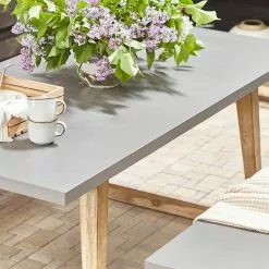 Beliani Tuinset 6-zits Betonlook/acaciahout Grijs ORIA -Exporteren Stoelen Winkel undef src sa picid 804550 type whitesh image scaled