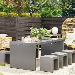 Beliani Tuintafel Betonlook Grijs 180 X 90 Cm TARANTO 11 Beliani Tuintafel Betonlook Grijs 180 X 90 Cm TARANTO -Exporteren Stoelen Winkel undef src sa picid 804771 type whitesh image scaled