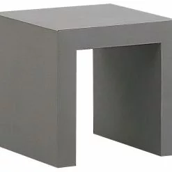 Beliani Tuinset Vierkant Beton Grijs OLBIA/TARANTO -Exporteren Stoelen Winkel undef src sa picid 806383 type whitesh image scaled