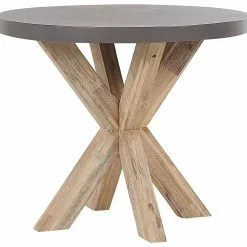 Beliani Tuinset Rond Beton Grijs OLBIA -Exporteren Stoelen Winkel undef src sa picid 806415 type whitesh image 1 scaled