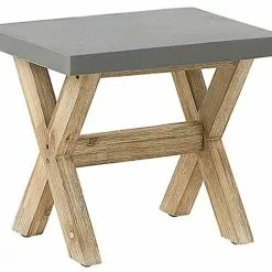 Beliani Tuinset Rond Beton Grijs OLBIA -Exporteren Stoelen Winkel undef src sa picid 806423 type whitesh image 1 scaled