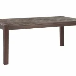 Beliani Tuintafel Eucalyptushout Lichtbruin 180 X 100 Cm TUSCANIA