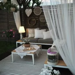 Beliani Loungeset 5-zits Aluminium Grijs POSITANO -Exporteren Stoelen Winkel undef src sa picid 806834 type whitesh image 1