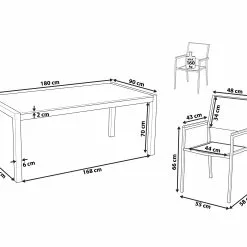 Beliani Tuinset Met 6 Stoelen Graniet Beige GROSSETO -Exporteren Stoelen Winkel undef src sa picid 807086 type whitesh image scaled