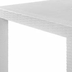 Beliani Tuintafel Wicker Wit 140 X 80 Cm FOSSANO -Exporteren Stoelen Winkel undef src sa picid 807694 type whitesh image scaled