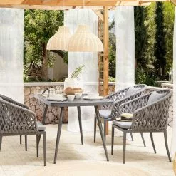 Beliani Tuinstoel Set Van 2 Aluminium Grijs LIPARI -Exporteren Stoelen Winkel undef src sa picid 808174 type whitesh image scaled