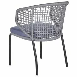 Beliani Tuinstoel Set Van 2 Aluminium Zwart/grijs PALMI -Exporteren Stoelen Winkel undef src sa picid 808207 type whitesh image scaled