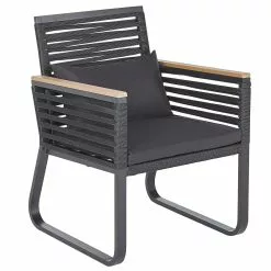 Beliani Tuinset Aluminium Zwart CANETTO -Exporteren Stoelen Winkel undef src sa picid 808272 type whitesh image scaled