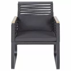 Beliani Tuinset Aluminium Zwart CANETTO -Exporteren Stoelen Winkel undef src sa picid 808273 type whitesh image scaled