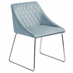 Beliani Eetkamerstoel Set Van 2 Fluweel Lichtblauw ARCATA -Exporteren Stoelen Winkel undef src sa picid 808589 type whitesh image scaled