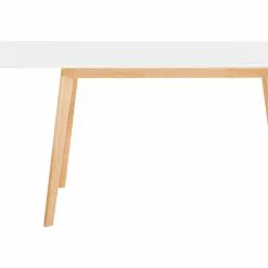 Beliani Eettafel Uitschuifbaar Wit 120 / 155 X 80 Cm MEDIO -Exporteren Stoelen Winkel undef src sa picid 808652 type whitesh image scaled
