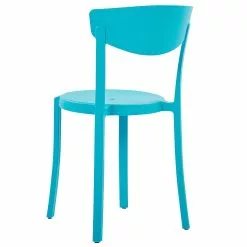 Beliani Eetkamerstoel Set Van 6 Kunststof Blauw VIESTE -Exporteren Stoelen Winkel undef src sa picid 809203 type whitesh image scaled