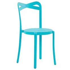 Beliani Eetkamerstoel Set Van 6 Kunststof Blauw CAMOGLI -Exporteren Stoelen Winkel undef src sa picid 809315 type whitesh image scaled