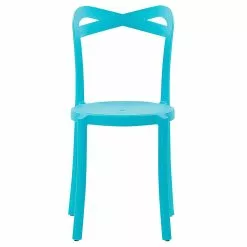 Beliani Eetkamerstoel Set Van 4 Kunststof Blauw CAMOGLI -Exporteren Stoelen Winkel undef src sa picid 809320 type whitesh image scaled