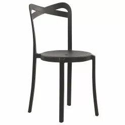 Beliani Eetkamerstoel Set Van 4 Kunststof Zwart CAMOGLI -Exporteren Stoelen Winkel undef src sa picid 809330 type whitesh image scaled