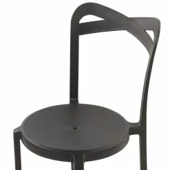 Beliani Eetkamerstoel Set Van 4 Kunststof Zwart CAMOGLI -Exporteren Stoelen Winkel undef src sa picid 809336 type whitesh image scaled