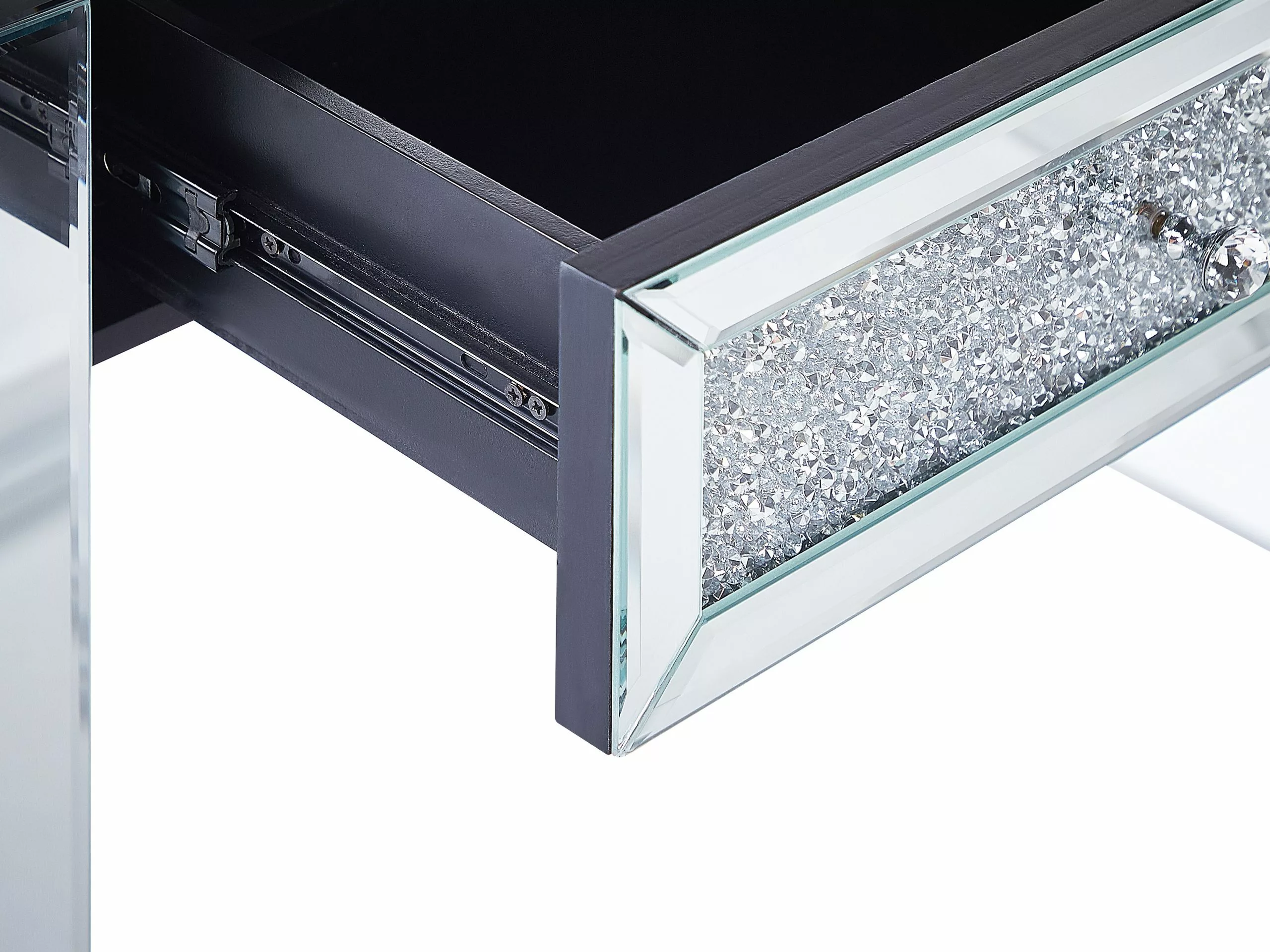 Beliani Kaptafel Met 2 Laden Spiegelend TILLY - Afbeelding 8