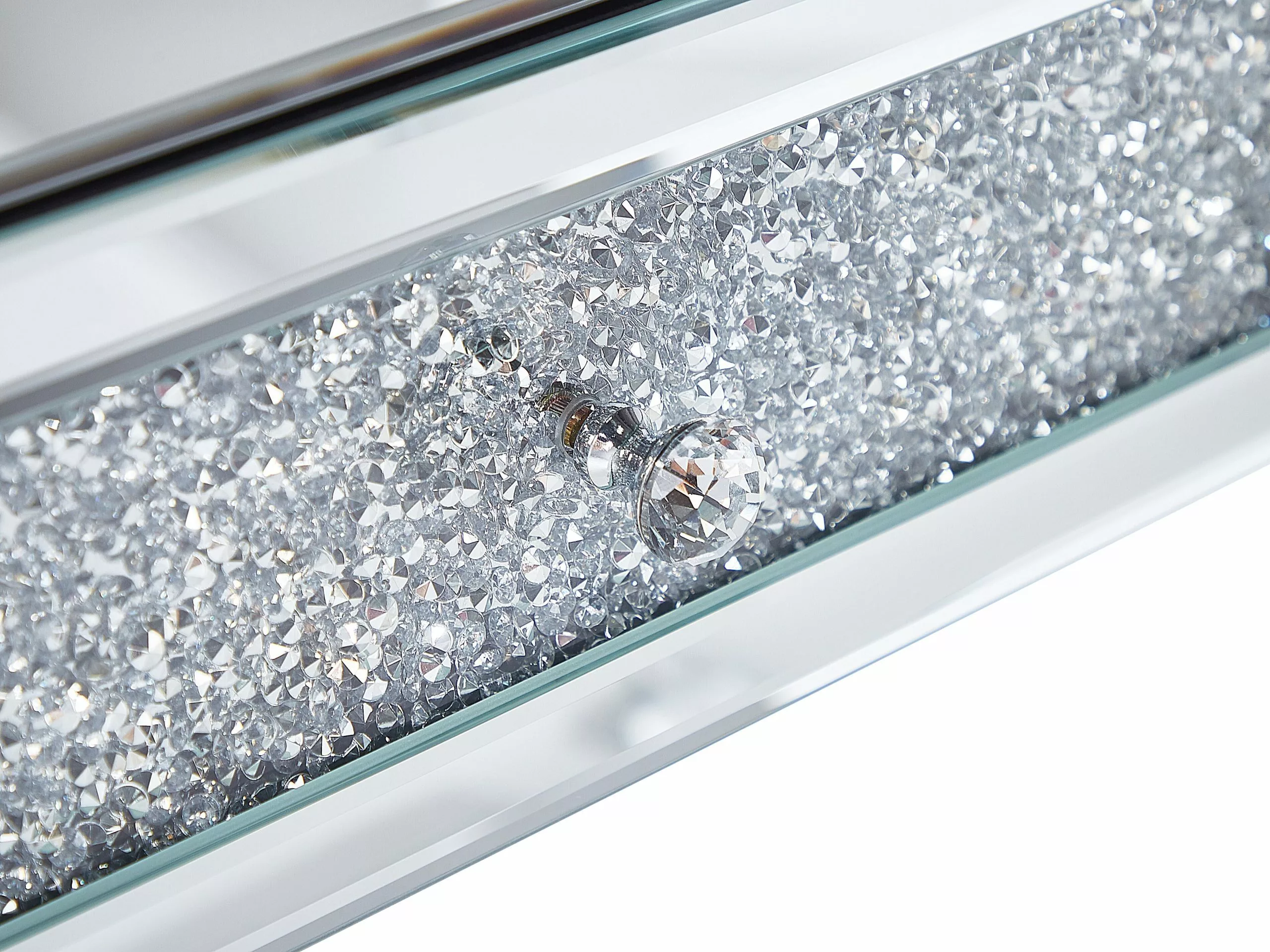 Beliani Kaptafel Met 2 Laden Spiegelend TILLY - Afbeelding 9