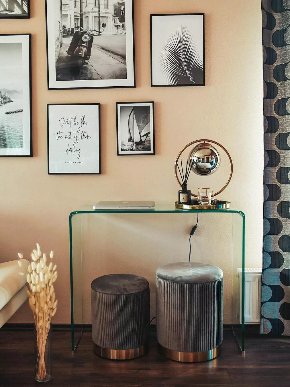 Beliani Kaptafel Glas KENDALL - Afbeelding 3