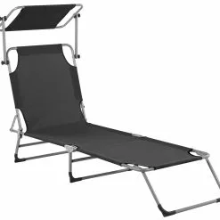 Beliani Ligstoel Verstelbaar Staal Zwart FOLIGNO -Exporteren Stoelen Winkel undef src sa picid 810030 type whitesh image scaled