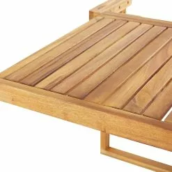 Beliani Balkontafel Hangbaar Verstelbaar Acaciahout Lichtbruin 60 X 40 Cm UDINE -Exporteren Stoelen Winkel undef src sa picid 810152 type whitesh image scaled