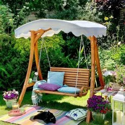 Beliani Schommelbank Beige ANDRIA 15 Beliani Schommelbank Beige ANDRIA -Exporteren Stoelen Winkel undef src sa picid 810198 type whitesh image 1 scaled