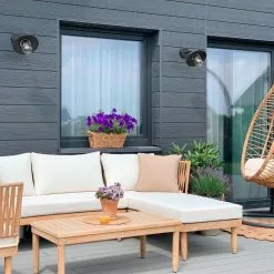 Beliani Loungeset 4-zits Acaciahout Crème CREMONA -Exporteren Stoelen Winkel undef src sa picid 810500 type whitesh image 2 scaled