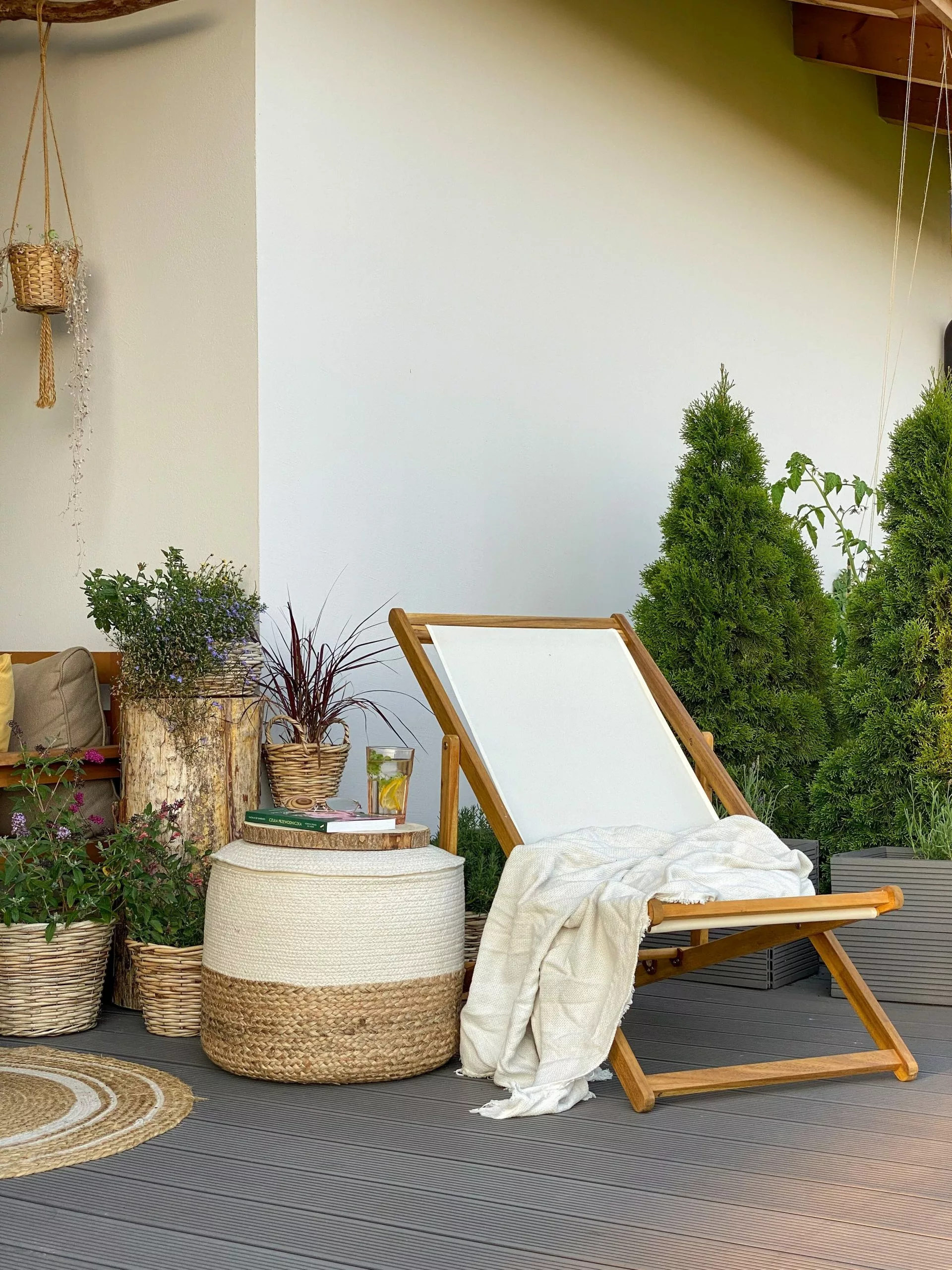 Beliani Ligstoel Acaciahout Lichtbruin ANZIO 11 Beliani Ligstoel Acaciahout Lichtbruin ANZIO - Afbeelding 9