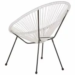 Beliani Stoel Set Van 2 Rotan Wit ACAPULCO II -Exporteren Stoelen Winkel undef src sa picid 811612 type whitesh image scaled