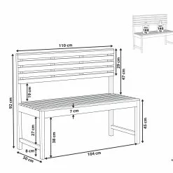 Beliani Bank Acaciahout Bruin TREIA -Exporteren Stoelen Winkel undef src sa picid 811862 type whitesh image scaled