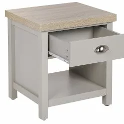 Beliani Nachtkastje Grijs/lichtbruin CLIO -Exporteren Stoelen Winkel undef src sa picid 812273 type whitesh image scaled