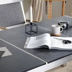 Beliani Tuinset 6-zits Graniet/textiel Zwart GROSSETO -Exporteren Stoelen Winkel undef src sa picid 812372 type whitesh image scaled