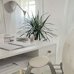 Beliani Bureaustoel Kunstleer Wit PRINCESS -Exporteren Stoelen Winkel undef src sa picid 812834 type whitesh image scaled