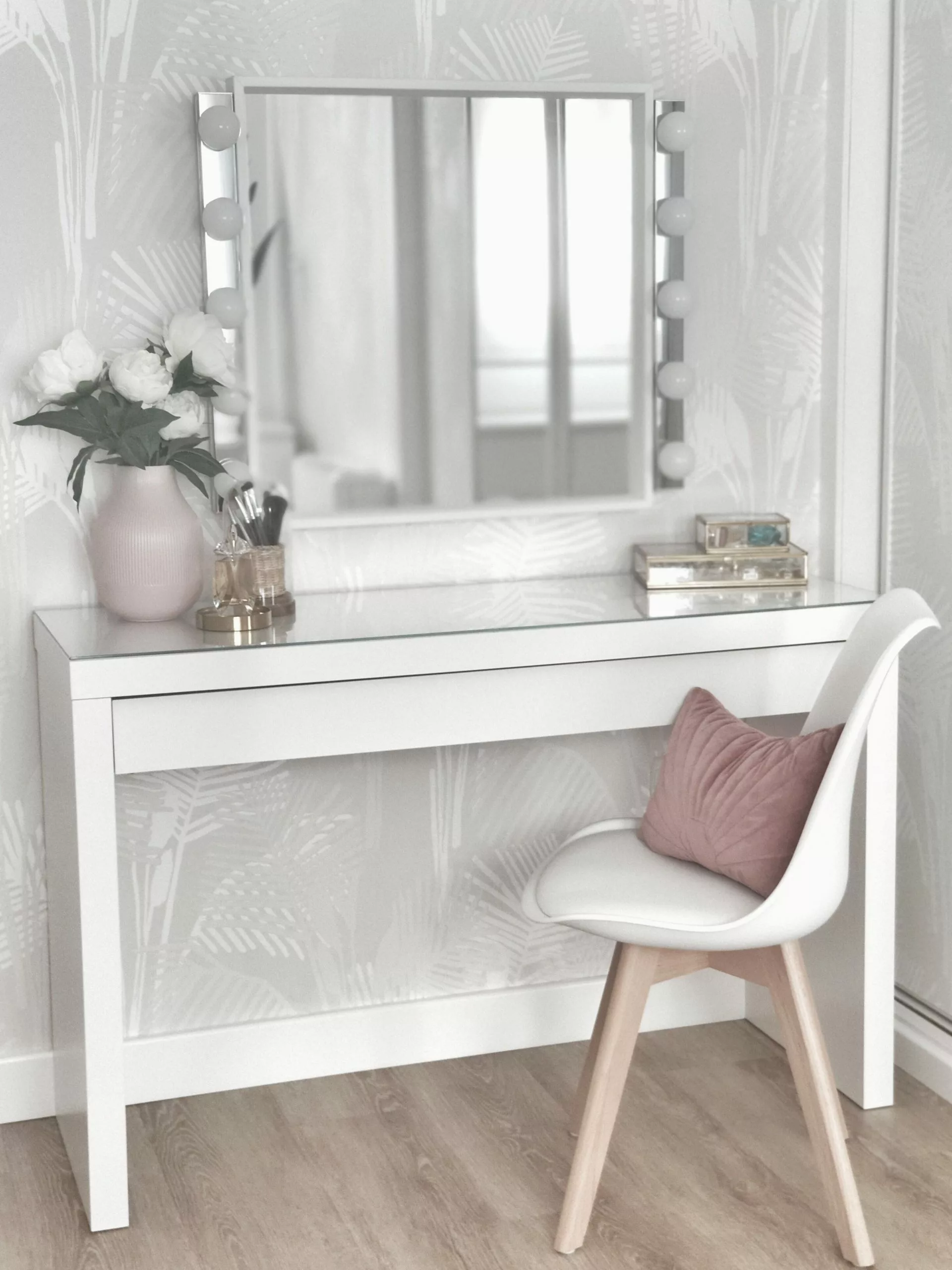 Beliani Eetkamerstoel Set Van 2 Kunststof Wit DAKOTA II - Afbeelding 6