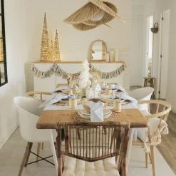 Beliani Eetkamerstoel Set Van 4 Hout Bruin TRENTOR -Exporteren Stoelen Winkel undef src sa picid 814280 type whitesh image scaled