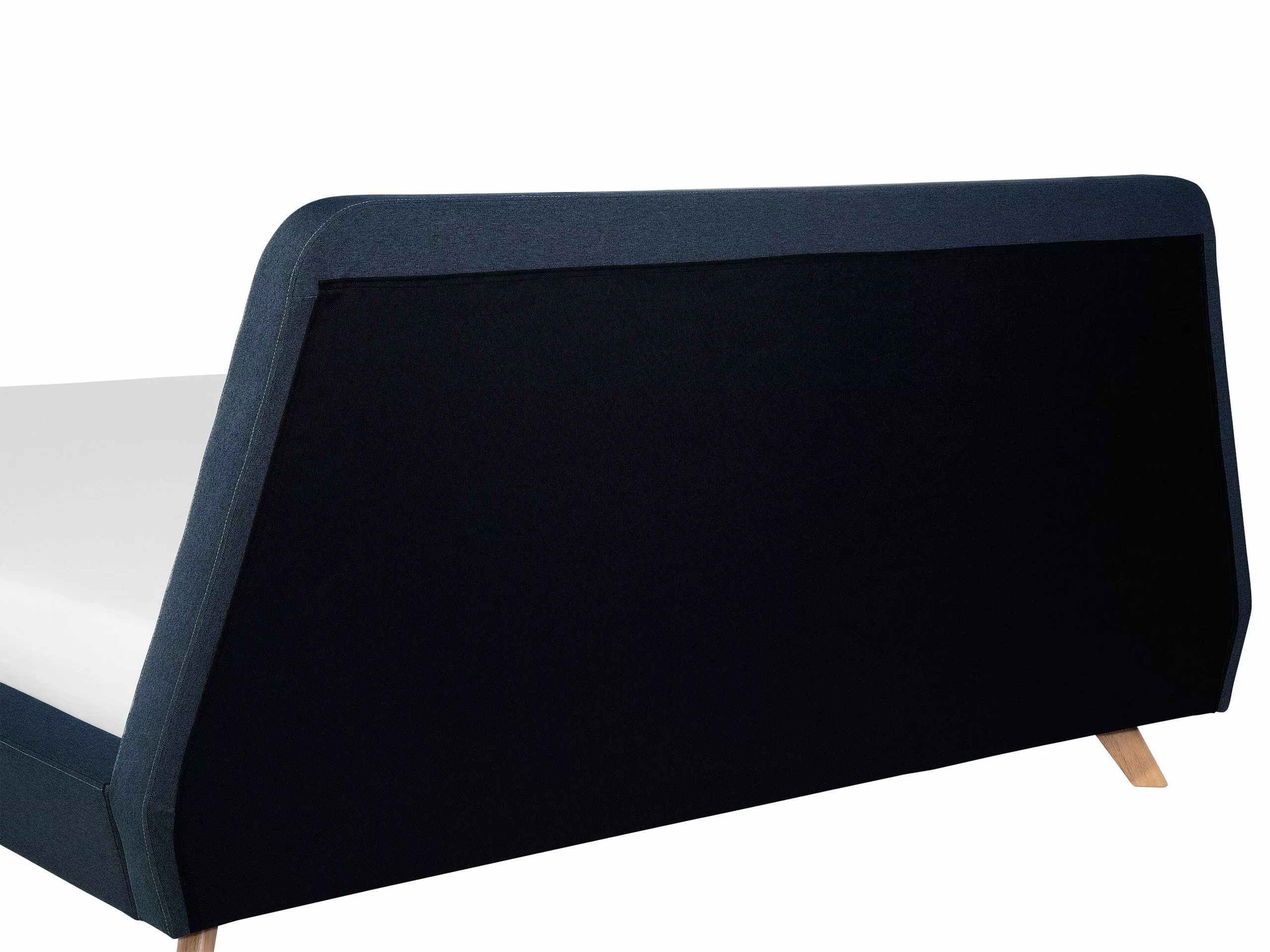 Beliani Bed Stof Donkerblauw In Diverse Formaten VIENNE - Afbeelding 6