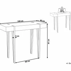 Beliani Kaptafel Donkerbruin ADENA -Exporteren Stoelen Winkel undef src sa picid 814902 type whitesh image scaled