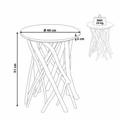 Beliani Bijzettafel Wit HOUMA -Exporteren Stoelen Winkel undef src sa picid 815315 type whitesh image scaled