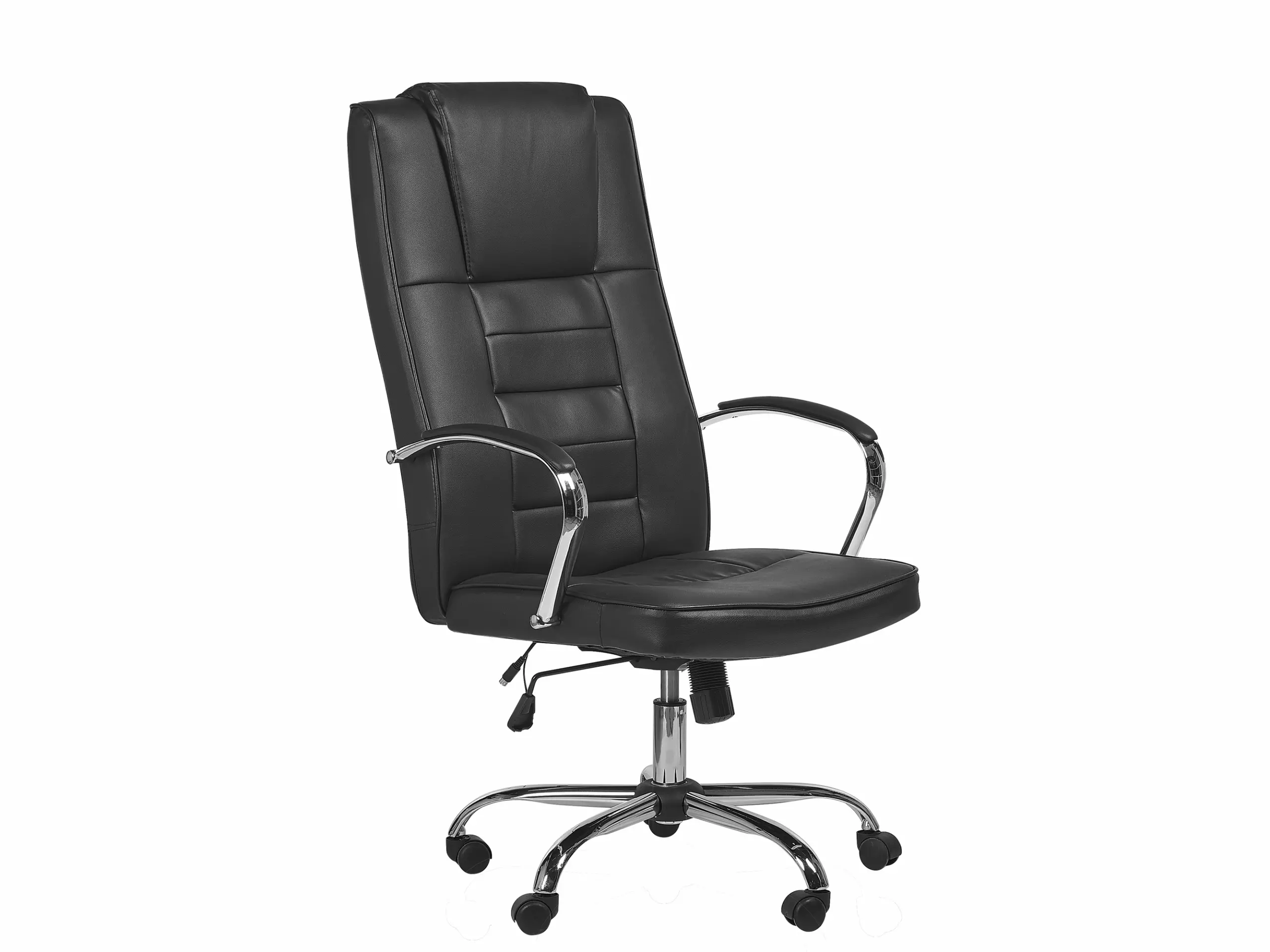 Beliani Massagestoel Met Verwarming Kunstleer Zwart GRANDEUR 5 Beliani Massagestoel Met Verwarming Kunstleer Zwart GRANDEUR - Afbeelding 3