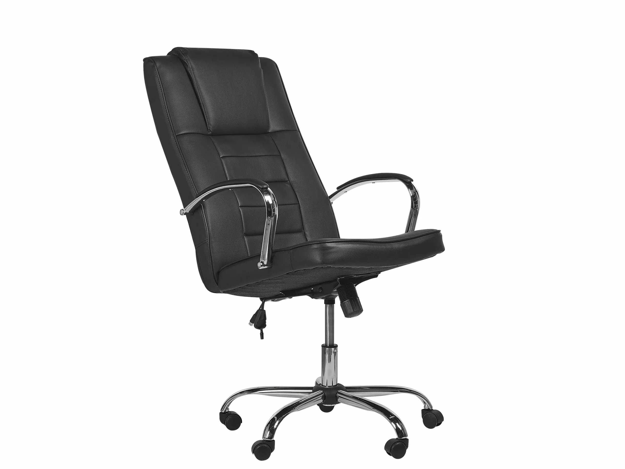 Beliani Massagestoel Met Verwarming Kunstleer Zwart GRANDEUR 6 Beliani Massagestoel Met Verwarming Kunstleer Zwart GRANDEUR - Afbeelding 4