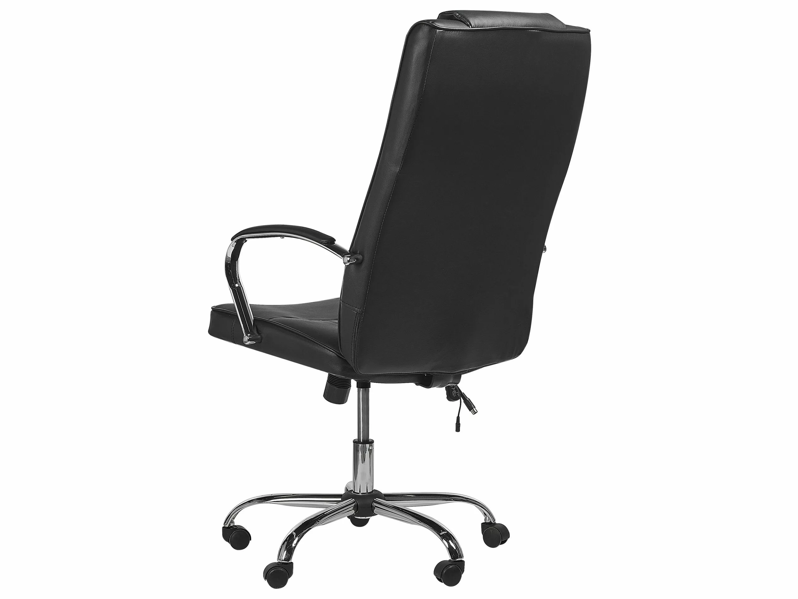 Beliani Massagestoel Met Verwarming Kunstleer Zwart GRANDEUR 10 Beliani Massagestoel Met Verwarming Kunstleer Zwart GRANDEUR - Afbeelding 8